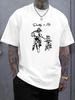 Daddy And Me Motocross Rider Graphic Unisexs T Shirt Father Son Dirt Bike Art Short Sleeve Crew Neck Cotton Tee Street Casual Top
