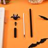5/10/15/20 Pcs Cartoon Halloween Themed Neutral Pen Cute Pumpkin Bat Ghost Shape Gel Pen Student Stationery School Supplies