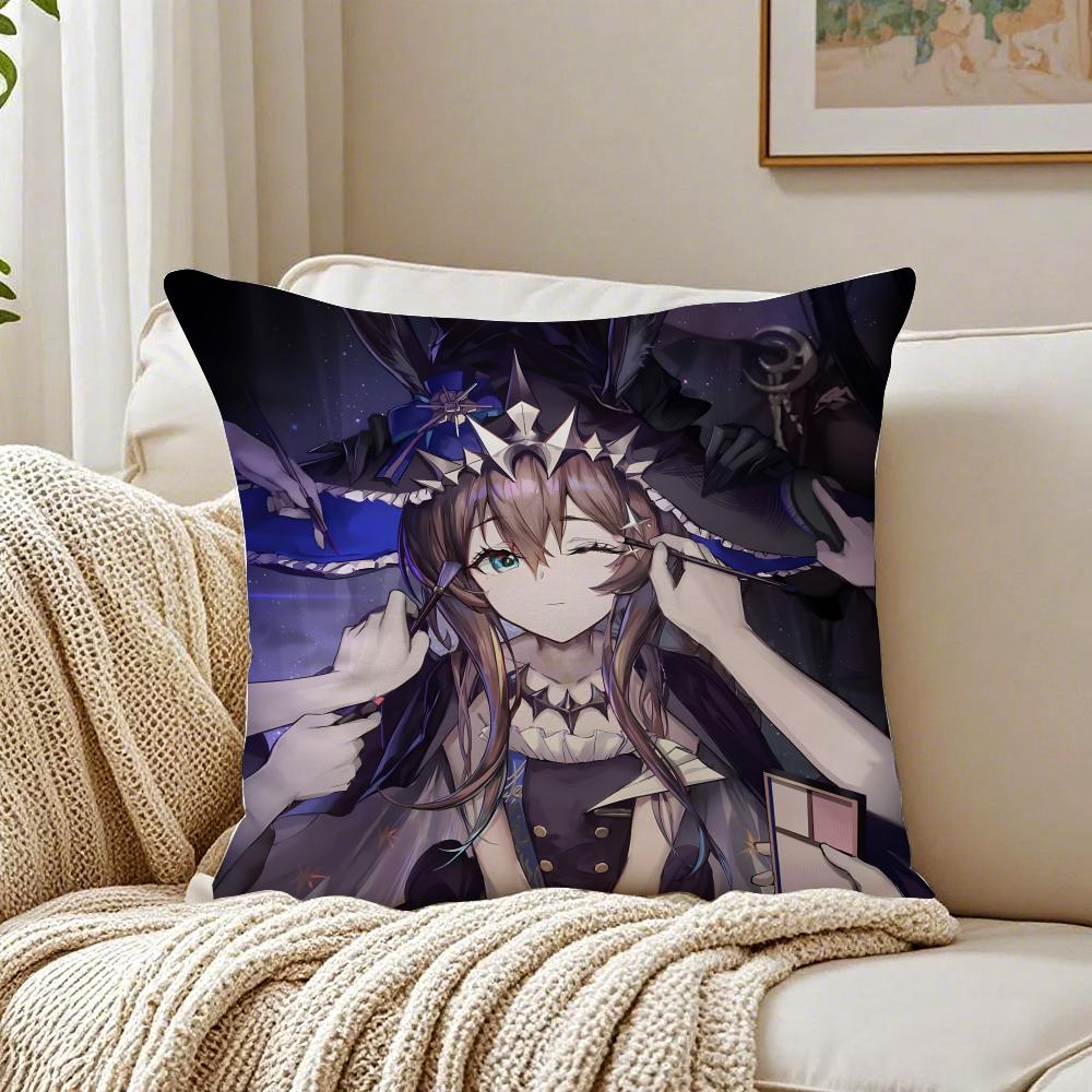 1Pcs Strategic A-Arknights Exquisitely Game Icon Cushion Cover Pillowcase Anti-Dustmite Living Room Sofa Decor Cushion Room