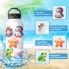 50PCS Cartoon Ocean Animal Stickers, Cute Shark 3D Marine Animal Stickers for Decor