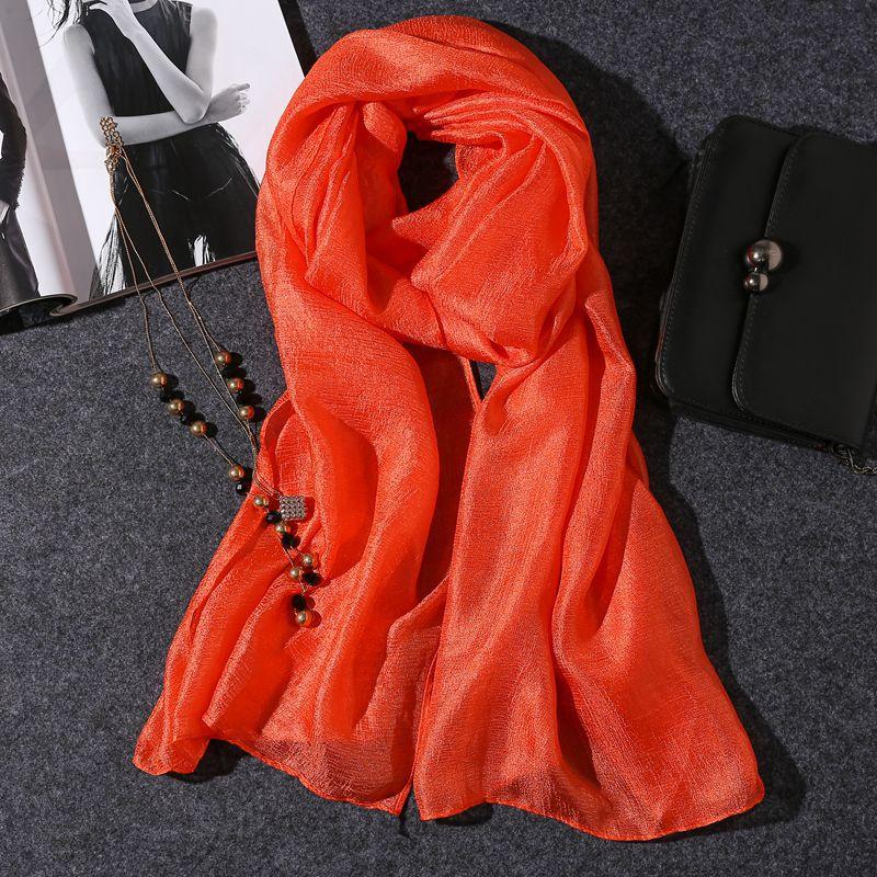 Neuer niederländischer Leinenschal für Damen, einfarbig, Baumwolle und Leinen, All-Match-Schal, Sonnenschutz, Strandtuch, Perle