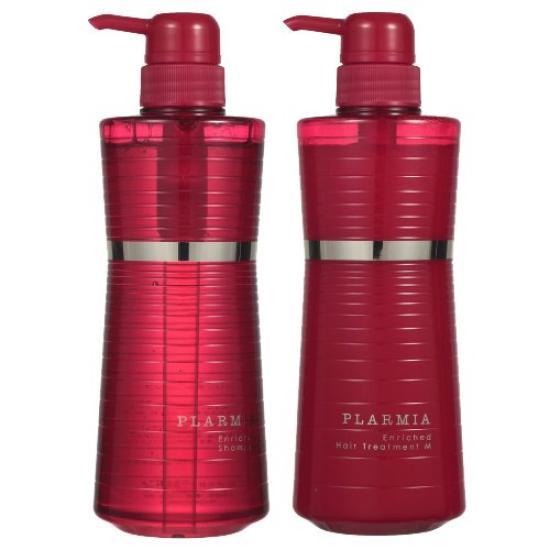 

Milbon Plarmia Enriched Shampoo 500mL + Treatment M 500g Set