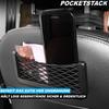 POCKETSTACK Ablagefach Aufbewahrungsnetz Netztasche Auto KFZ selbstklebend