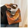 2024 New Patchwork Color Block Crossbody Tote - Women's Large Capacity Casual Single Shoulder Bag for Students