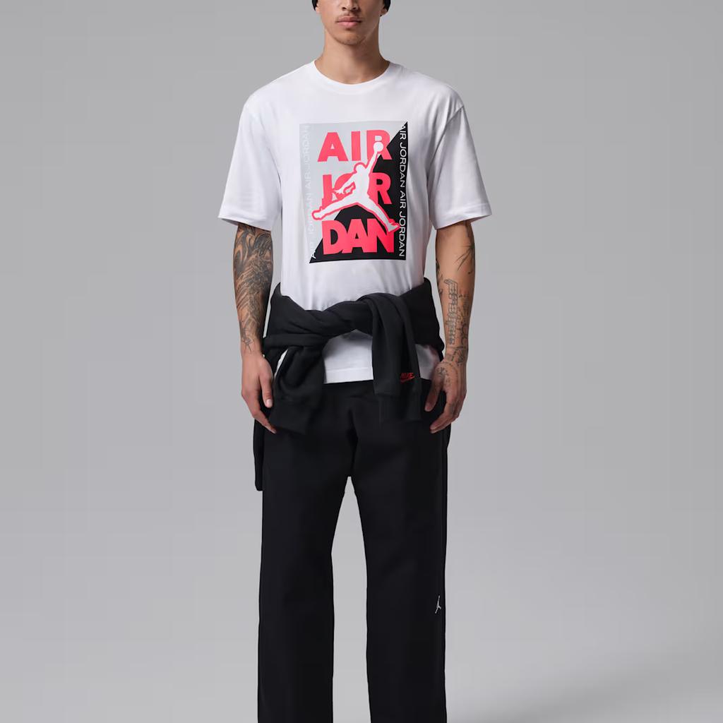 Jordan Air Graphic Cotton Crew Neck Short Sleeve T-Shirt Men tops IF3112-100