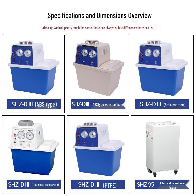 Lichen Laboratory PTFE Stainless Steel Circulating Water Vacuum Pump