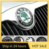 Car Sticker 2025 Hot Car Emblem Badge Front Hood Trunk Sticker Decoration For Skoda Octavia Superb Rapid Kodiaq Karoq Enyaq RS Y