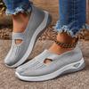 Women’s Slip-On Breathable Flyknit Sneakers, Lightweight Soft Sole, Summer Casual Wear