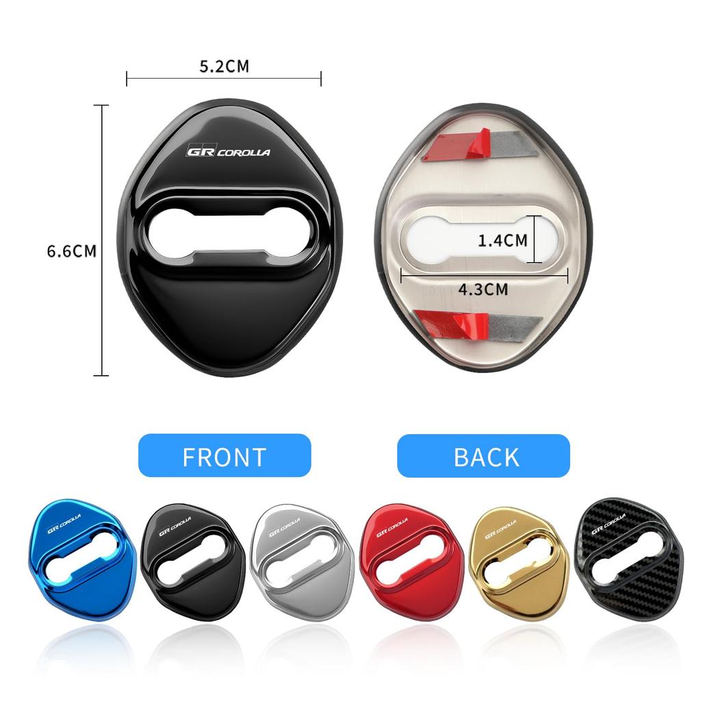 GR Corolla Exclusive Door Lock Cover Door Striker Cover New