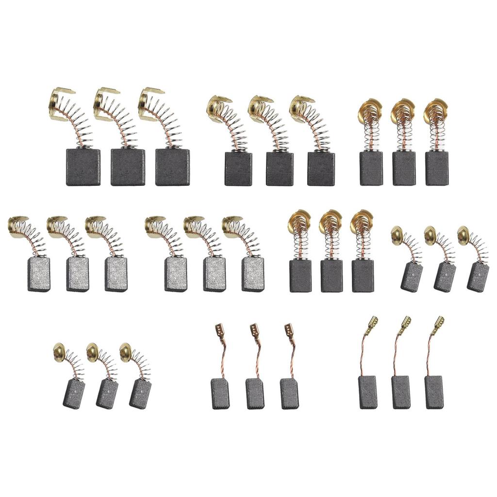 Graphitkohlebürsten Ersatz Getriebe 10 Größen 30 Stück/Satz