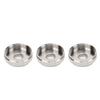 3Pcs Trumpet Valve Cap Metal Silver Screw Piston for Trumpet Replacement Musical Instrument Accessories Trumpet Top