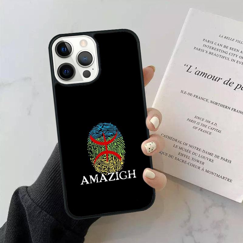 Amazigh Symbol Berber Academy Phone Case Cover For iPhone 17 Air 15 16 14 Plus 11 12 13 Pro Max Apple max