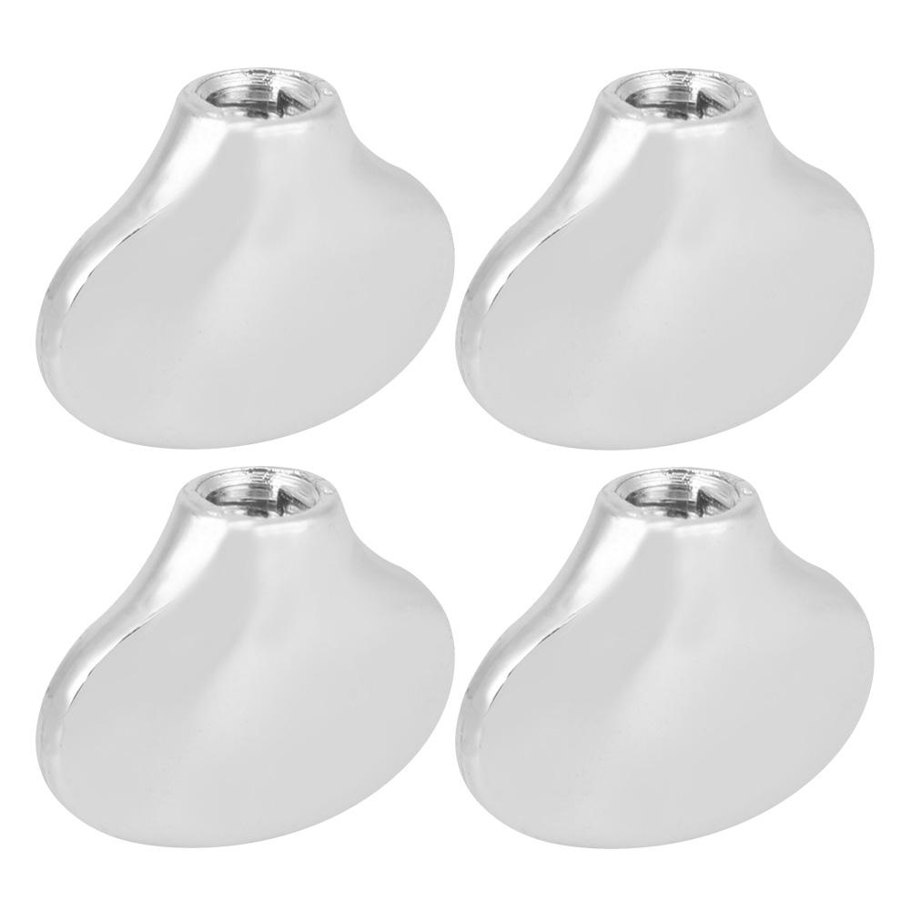 Колпачок колка укулеле Ручка ручки колка укулеле Форма маленького хвоста рыбы Пряжка для гитарного вала Серебристый