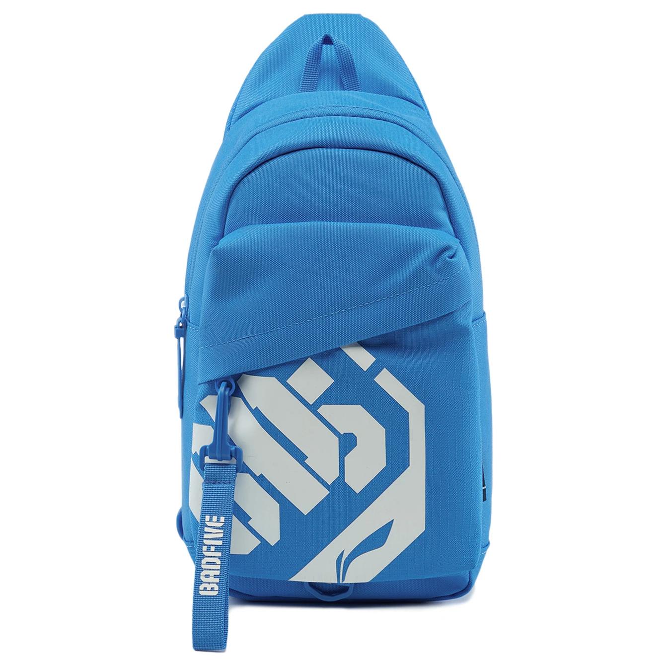 

Новая полиэстеровая сумка через плечо LiNing, сумка-слинг обычная унисекс межзвездно-синяя ABDU095-3 17.0*8.9*36.1CM