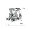 3D Metal DIY Puzzle Model Kit for Adults: Interlocking Educational Toy