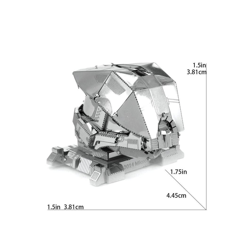 3D Metal DIY Puzzle Model Kit for Adults: Interlocking Educational Toy