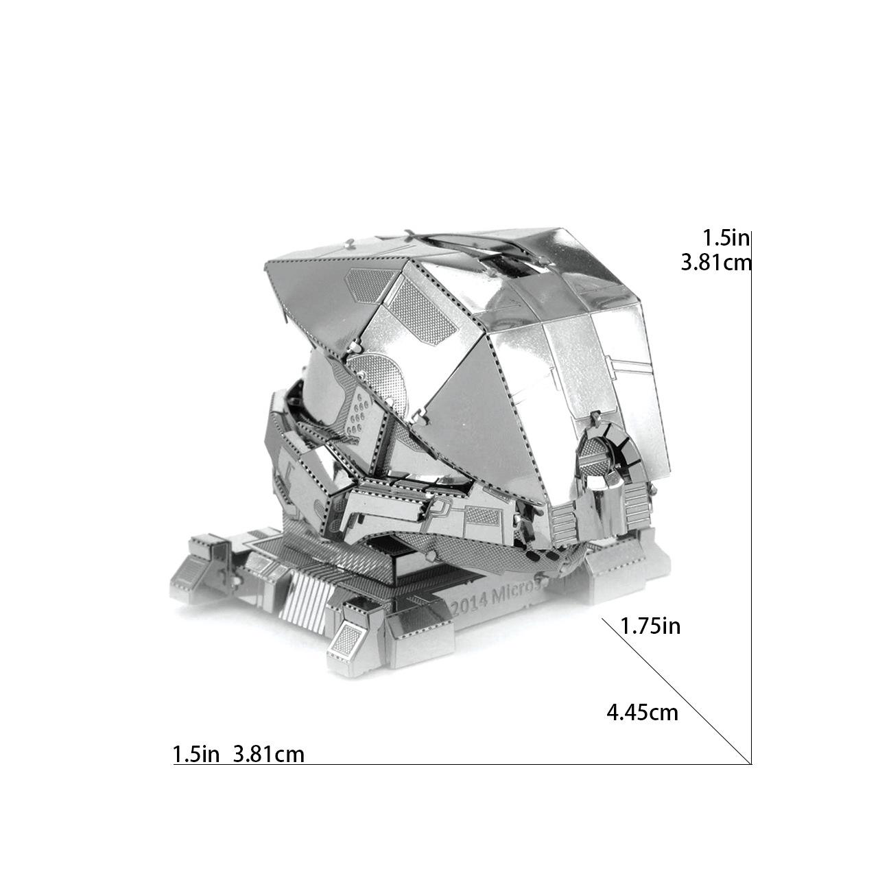 

3D Metal DIY Puzzle Model Kit for Adults: Interlocking Educational Toy
