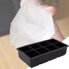 Bac à Glaçons Moule 8 Cases Silicone Sûr Écologique Bac à Glaçons pour Glaçons