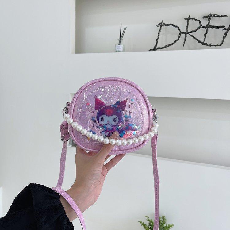 Fashion Children's Bag, Little Girl Out Trendy Accessories Bag, Change Bag, Cute Cartoon Beaded Handbag, Messenger Bag