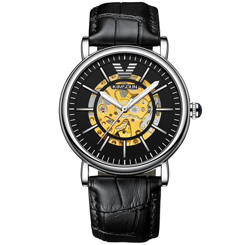 KIMSDUN Watch Men's Top Brand Luxury Clock Men's Automatic Mechanical Table Hollow Watch High-end Waterproof Business Men's Watch