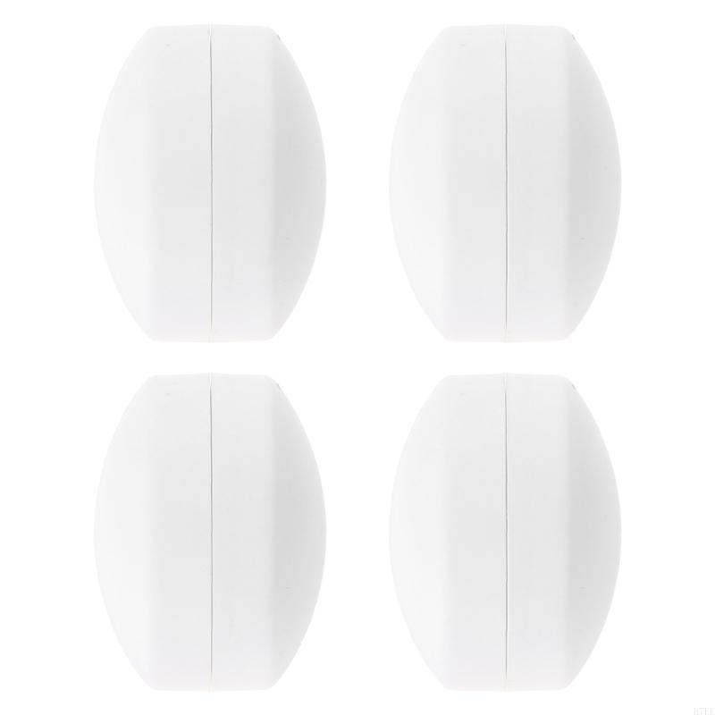 

H7EE Windproof Cloth Weights Balcony Shower Curtains Magnet Buckle Fridge Tablecloth 4 pairs білий