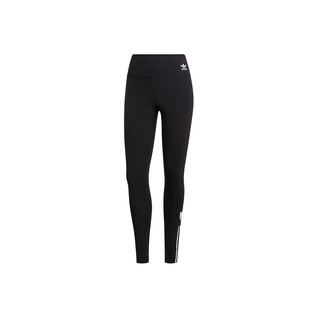Adidas Originals Trefoil Hw Tights Casual Leggings Fitness Sports Pants Women Leggings Black GT8461