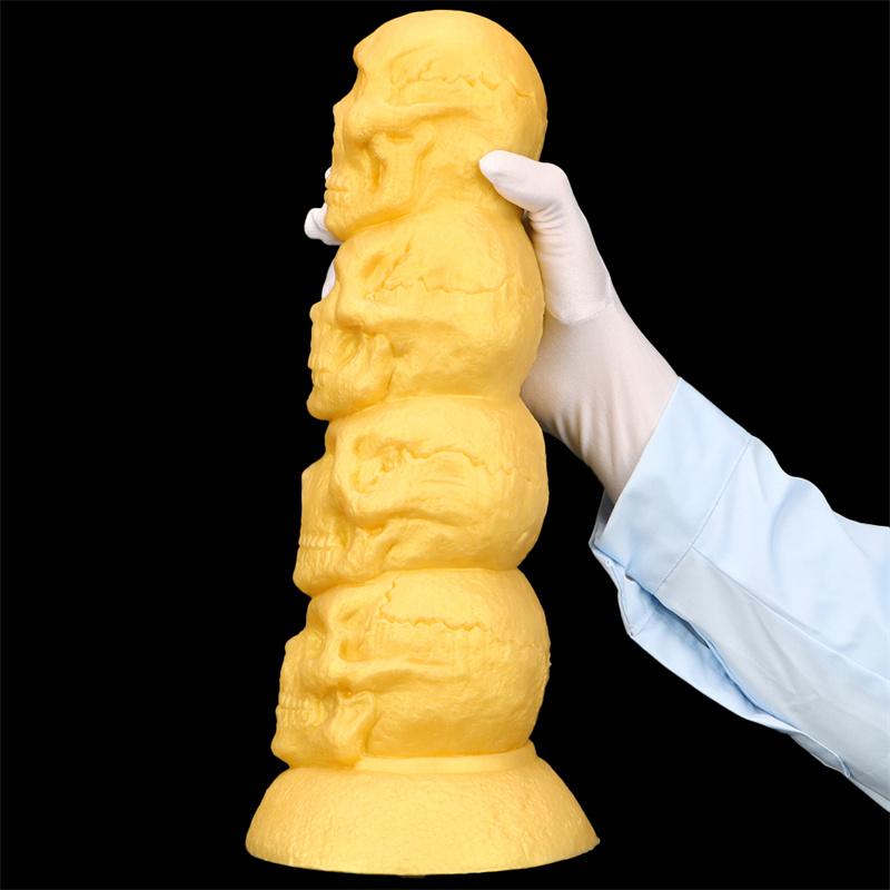 Skull Oversized Silicone Anal Plugs Dildos Alien Anal Plugs Alternative Anal Dilators Huge Masturbators