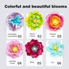 Magic Petal Flower Kit DIY Paper Flower Bouquet Kit 3D Dyed Blossoms with Colorful Petals Educational Floral Art Craft for Kids