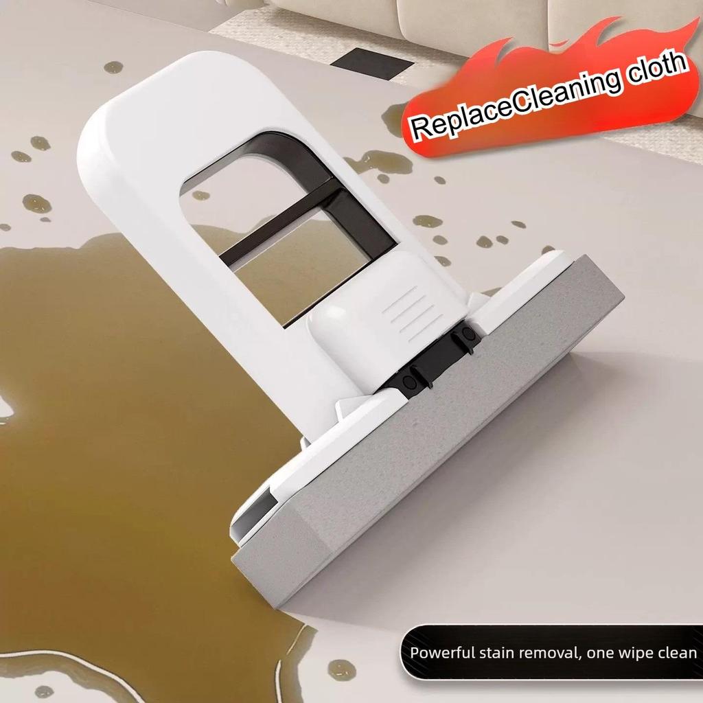 Foldable Mini Mop Table Top Handheld Sponge Water Absorbing Mop Bathroom and Kitchen Cleaning Small Mop