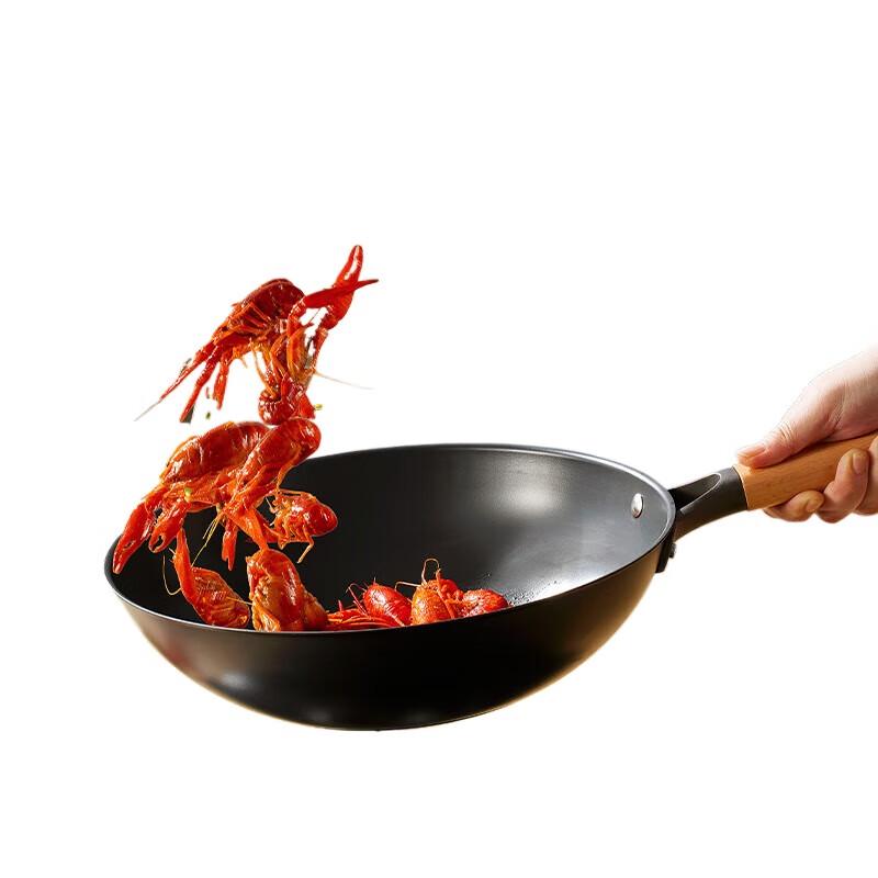 

Chuidahuang 32cm Iron Ceramic Wok