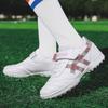 New football shoes men and women children Velcro TF broken nails young students grass flat training shoes