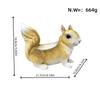 Resin Squirrel Desktop Organizer Decorative Figurine Home Office EntrywayStyle Craft Gift