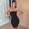 Summer Elegant Women's Sexy Evening Dress Fashion Casual Strap Slim Fit Black Dresses Women Slash Neck Sleeveless Party Dress Female Clothing 26183