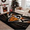 1PC rug Valencia Crest Design Carpet, Chair Rug,Area Rug for Office Bedroom living rooms bedroom, Doormat decor Christmas fan gifts