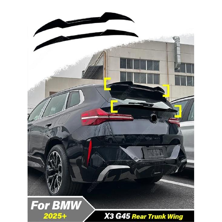 For BMW X3 G45 2025 2026 Automobile Rear Trunk Spoiler Wing Rear Roof Spoiler Board Exterior Parts Decoration Accessories Kit