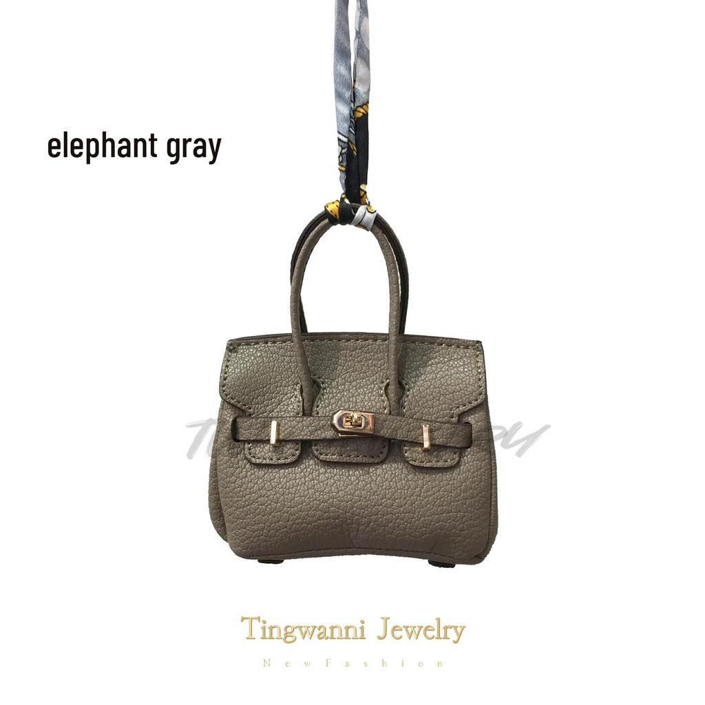 Chic Mini Bag Charm: Earphone Pouch, Coin Purse & Car Keychain for Women