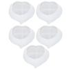 5pcs Reusable Silicone Mould Leaf Leaf Shaped Dish Mould Resin Casting Mould  Jewelry Making