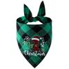 Christmas Wrapped Pet Small Medium and Large Dogs Cats Teddy Triangle Towel Mouth Scarf