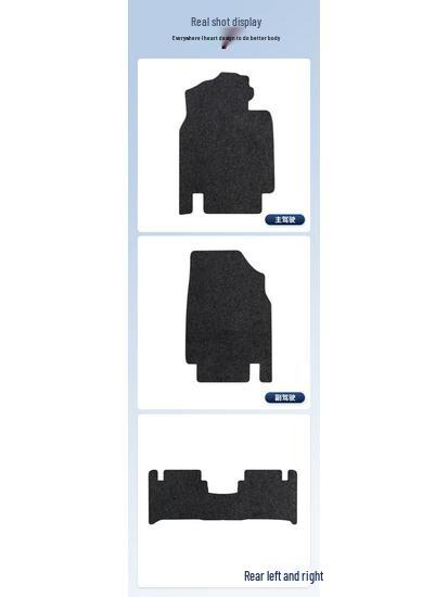 Removable Black Floor Mats for BYD Qin PLUS (2021-2025)