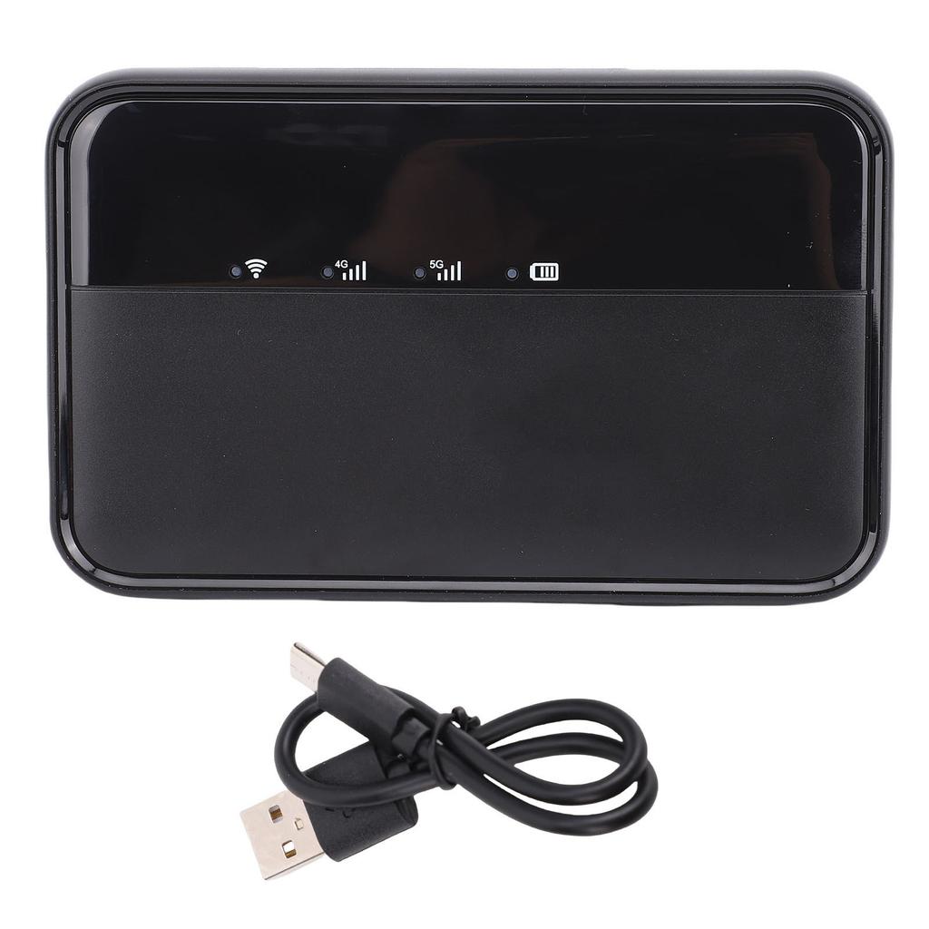5G Mobile WiFi Hotspot High Speed 900Mbps Pocket Portable WiFi Device for Travel 10000mAh Battery Capacity Supports 16