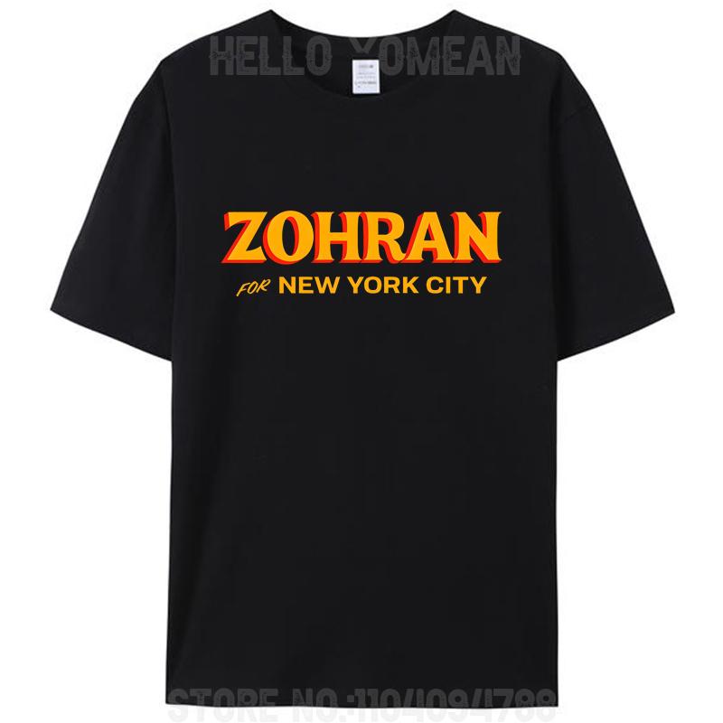 Zohran Mamdani Für Bürgermeisterwahl New York City 2025 Damen Herren Baumwoll-T-Shirt Grafik-T-Shirt Tops