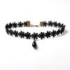 1 Pieces Choker Necklace Set Stretch Velvet Classic Gothic  Lace Choker
