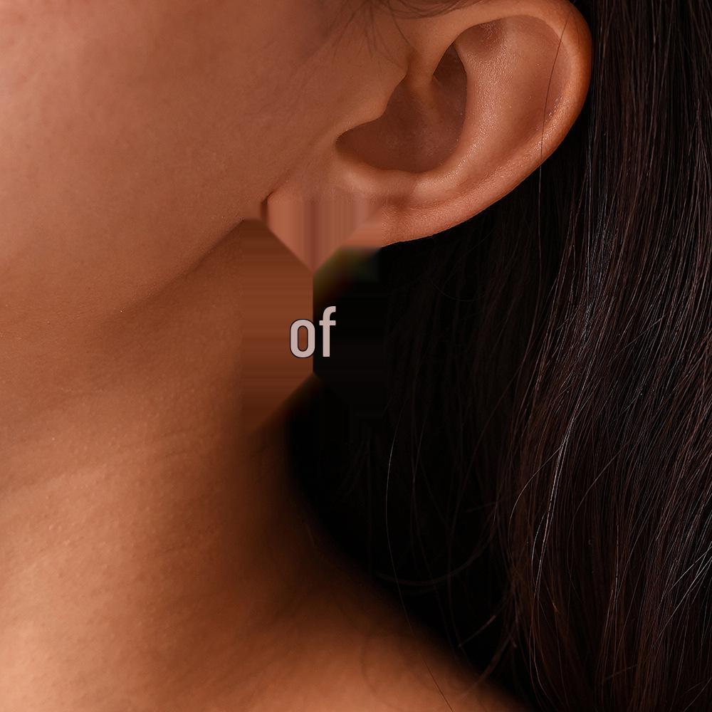 Qiong Yao Freshwater Pearl Shell Stud Earrings for Women - Light Luxury & Sweet Temperament Style