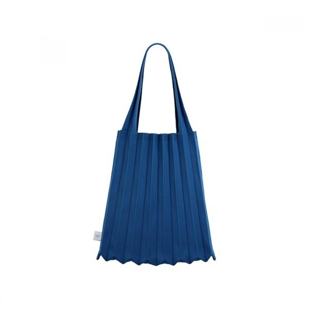 Pleatsmama Shoulder Bag Blue New