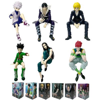 In Stock  Hunter×Hunter Anime Figure Phantom Troupe Hisoka Action Figure Noodle Stopper Room Decoration Stopper PVC Model Toys