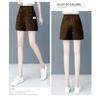 Summer Shorts Women's High Waist Wide Leg Pants Thin Loose Fifth Pants Ins Fashion Leisure Sports Commute