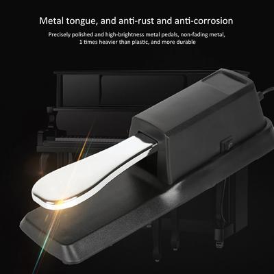 Universelles Instrumentenzubehör Sustain-Pedal für E-Piano MIDI-Tastatur Synthesizer