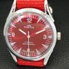 REFURBISHED VINTAGE HAND-WINDING SWISS MENS RED COLOR DIAL WATCH a701042-5 R205a-a701042