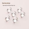 Adjustable Open Base Metal Ring Band - DIY Jewelry Accessory