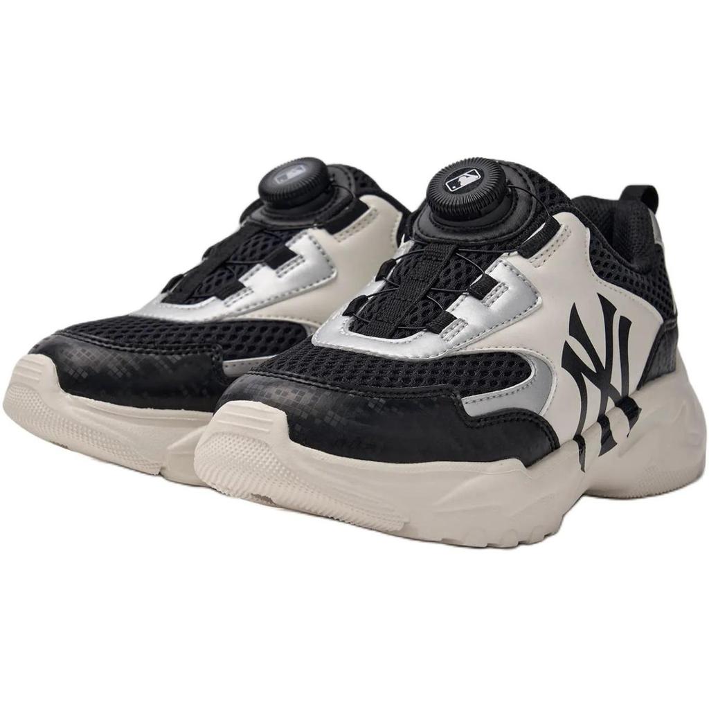 MLB New York Yankees Comfortable Soft Non-Slip Casual Shoes Kids sneakers Black White 7ASHCB55N-50BKS